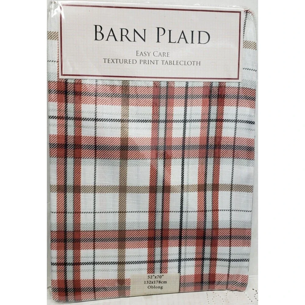 Printed Linen Tablecloth 52